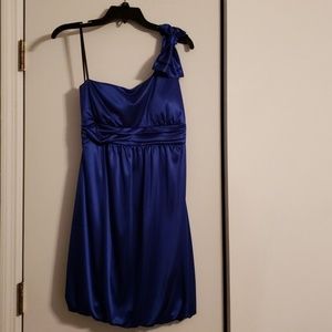 Girl Blue one shoulder dress